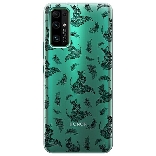 RE: PA Чехол - накладка Transparent для Honor 30 с 3D принтом Foxes and feathers чехол накладка transparent 3d для honor 20 huawei nova 5t с принтом foxes and feathers