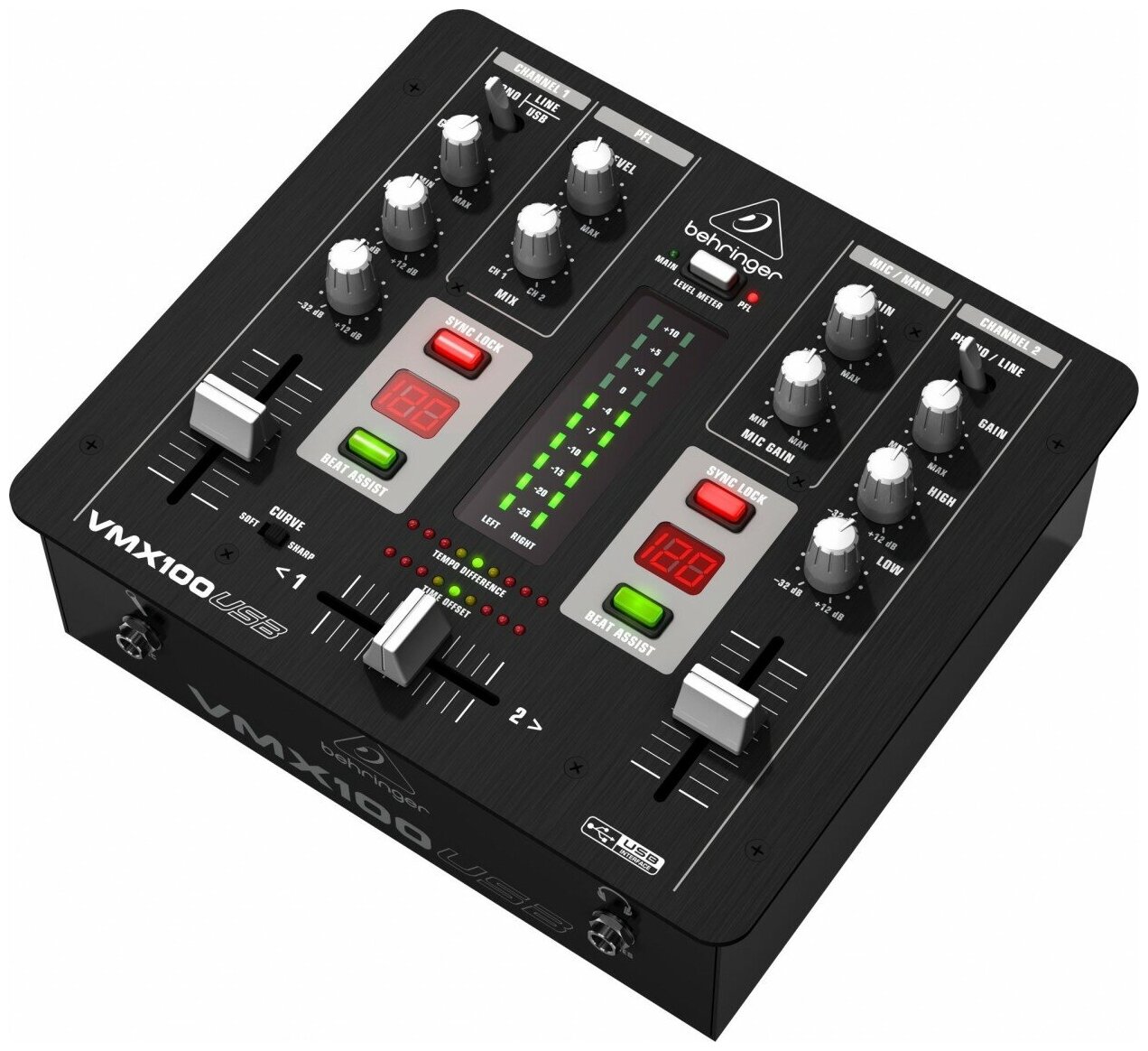 Behringer VMX100USB PRO Mixer DJ микшерный пульт