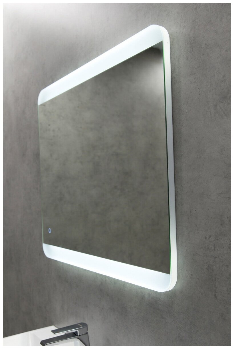 Зеркало Belbagno SPC-CEZ-1000-700-LED-TCH Зеркало с подсветкой, 100х70 см - фотография № 3