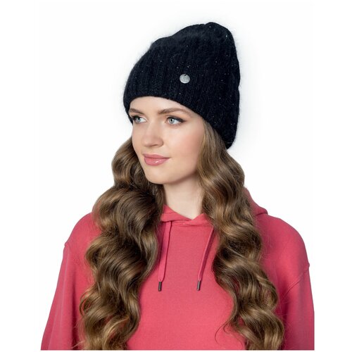 фото Шапка landre, размер 56-59, черный