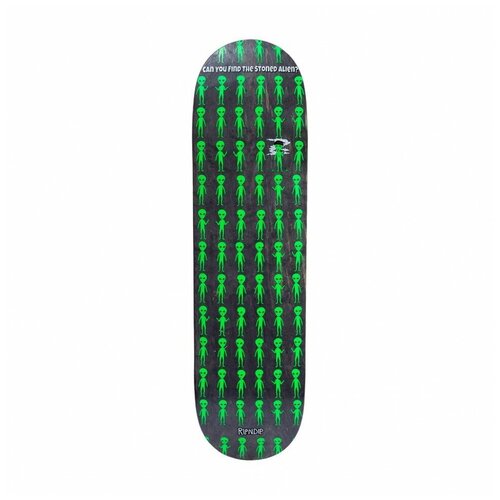 фото Дека для скейтборда ripndip stoned again board black 8 дюймов 2021