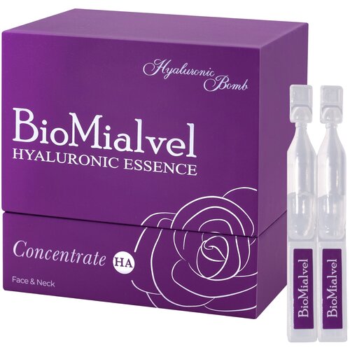 BioMialvel Hyaluronic Essence Концентрат эссенции для кожи лица и шеи с гиалуроновой кислотой 1мл №30