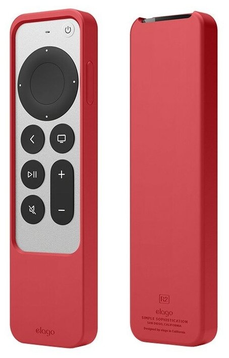 Чехол Elago R2 Slim Case для пульта Apple TV (2021) красный