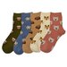 Комплект женских носков Turkan Животные-1, 5 штук размер 36-41