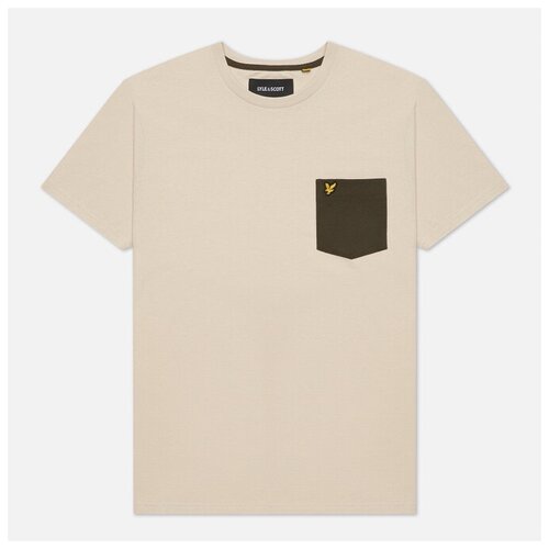 фото Мужская футболка lyle & scott contrast pocket
