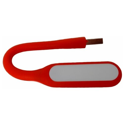 Гибкий USB LED светильник красный