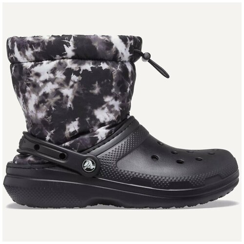 Crocs Сапоги Classic Lined Neo Puff Tie Dye Boot M11 EU 45-46 29см, black