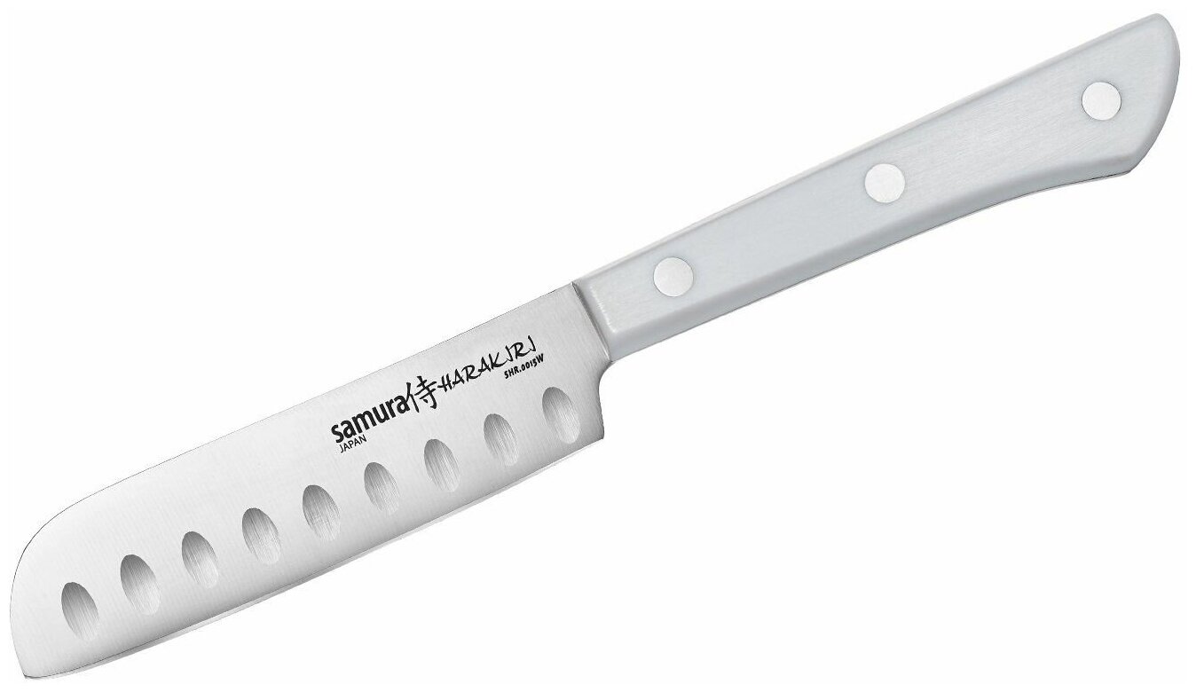 Нож кухонный Samura Harakiri для масла, корроз.-стойкая сталь, ABS-пластик. SHR-0015W