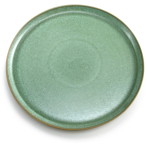 Сервировочная тарелка ROSSI из керамики, 27 см / Дизайнерская посуда / Керамическая посуда / Для торта / Для фруктов / Для сервировки / Десертная