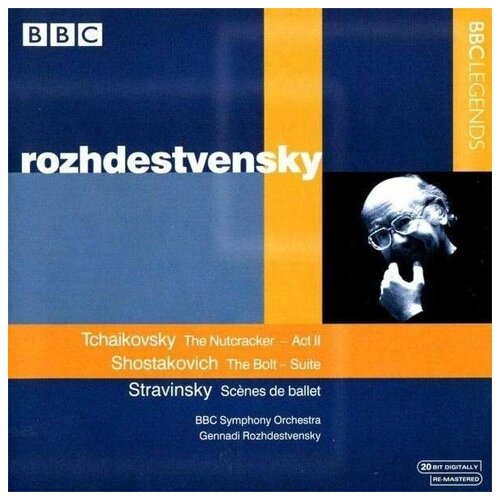 TCHAIKOVSKY, P.I: Nutcracker (The) SHOSTAKOVICH, D: The Bolt STRAVINSKY, I: Scenes de ballet (excerpts) (Rozhdestvensky) (1981, 1987)