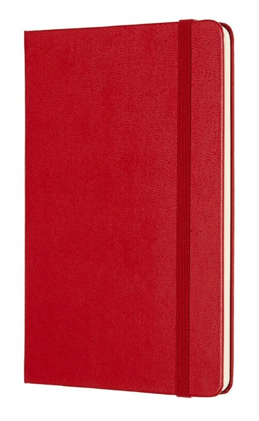 Блокнот Moleskine CLASSIC Medium 115x180мм 240стр. нелинованный твердая обложка красный 6 шт./кор. - фото №1