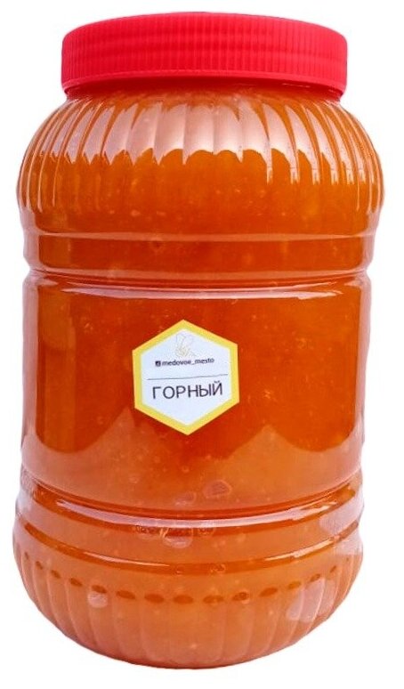Мёд горный натуральный Кавказский 3 литра