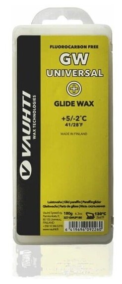 Мазь скольжения Vauhti GW UNIVERSAL PLUS +5/-2, 180 гр