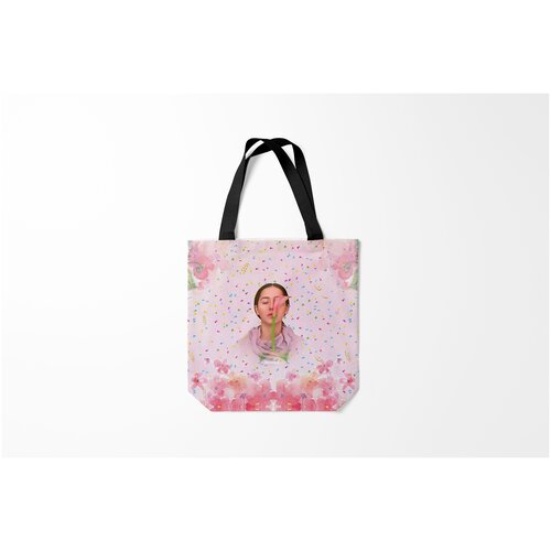 фото Сумка-шоппер / 40х40 см / разная музыка / manizha манижа burnettie