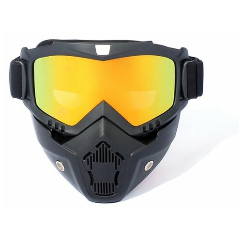 фото Маска горнолыжная с очками snowcast для спорта maxmoll