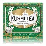 Французский чай Kusmi tea Spearmint Green Tea Organic в саше 2,2 гр 20 шт. - изображение