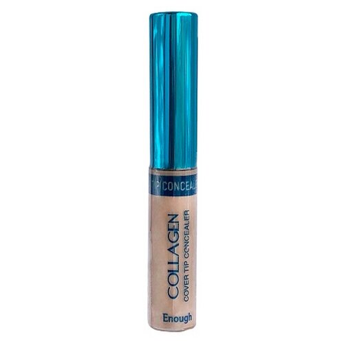 Enough Консилер Collagen cover tip, оттенок 01 увлажняющий консилер с коллагеном collagen cover tip concealer spf36 pa 9г no02