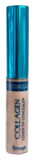 ENOUGH Консилер для лица с коллагеном тон № 1. Collagen cover tip concealer SPF36 PA+++ 01, 9 гр.