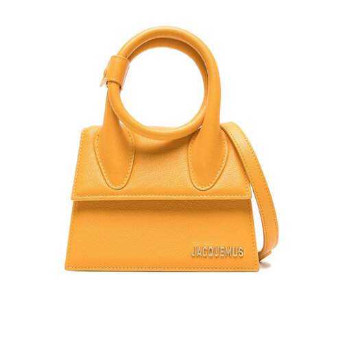 Сумка тоут Jacquemus фактура зернистая оранжевый 89087₽
