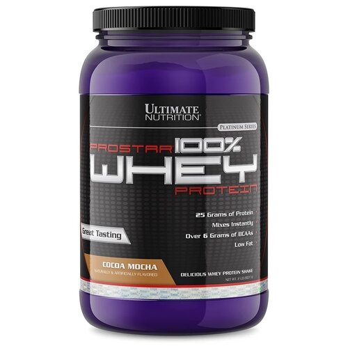 Протеин Ultimate Nutrition Prostar 100% Whey Protein, 907 гр., какао-мокка