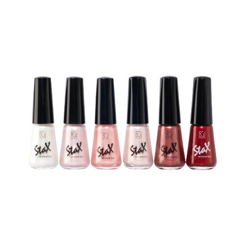 Stax набор лаков для ногтей Nail enamel, 6 шт., 6 мл, 03