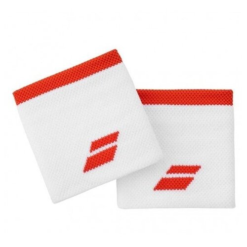 фото Напульсник babolat wristband logo x2 white/red 5ua1261-1043