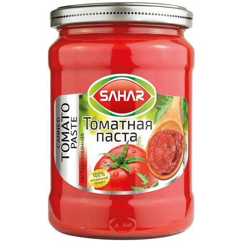 SAHAR Томатная паста, стеклянная банка, 680 г, 680 мл