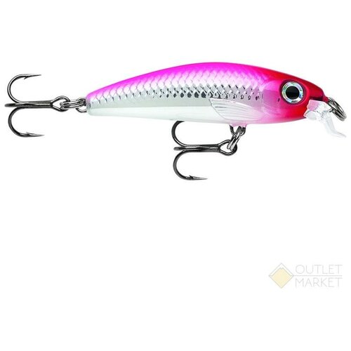 Воблер RAPALA Ultra Light Minnow 04 /PCL /медленно тонущ. / 0,6-0,9м, 4см, 3гр. ULM04-PCL