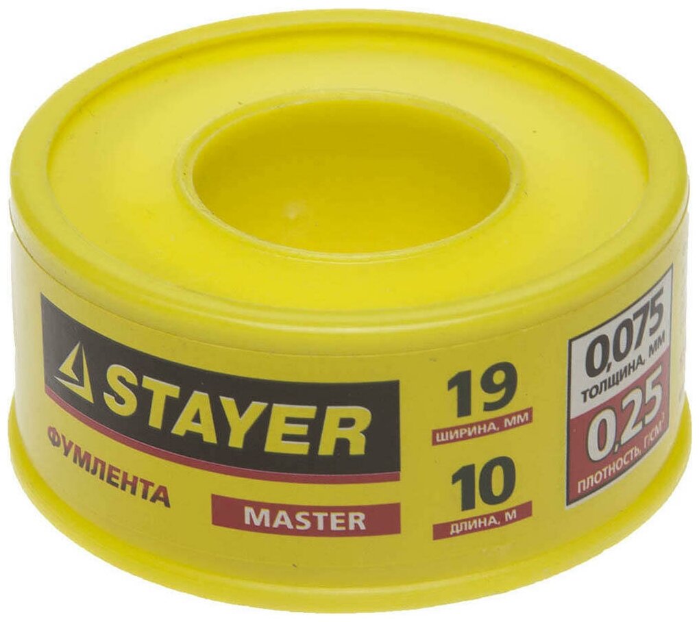 Stayer Фумлента Stayer "Master" плотность 025 г/см3 0075ммх19ммх10м 12360-19-025