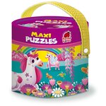 MAXI пазлы 2в1 в тубусе Ферма Зоопарк Единороги / Maxi puzzles in tube 2in1 - Farm . Zoo . Unicorns - изображение