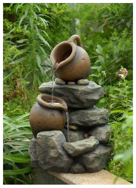 Декоративный фонтан для дачи и сада "Восточный Каскад" садовый фонтан фонтан для дома