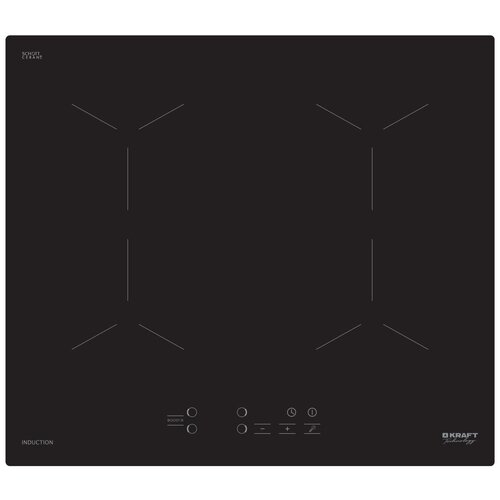 Индукционная варочная панель KRAFT TCH-IHK7001, независимая, черный