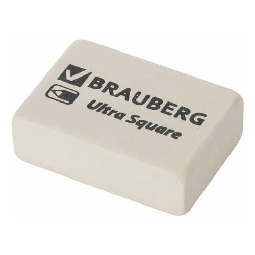 Купить Ластик Brauberg Ultra Square (26х18х8мм, белый, натуральный каучук) 80шт. (228707)