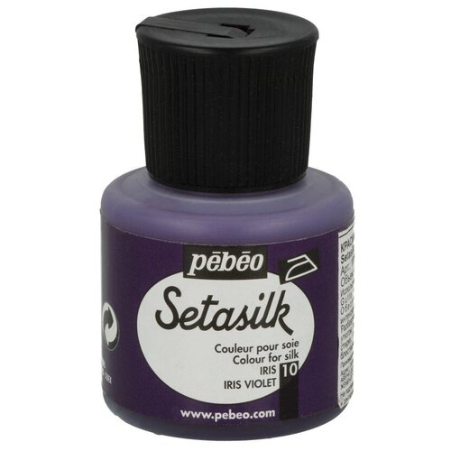 Краска по шелку Pebeo Setasilk, 45 мл, ирис фиолетовый