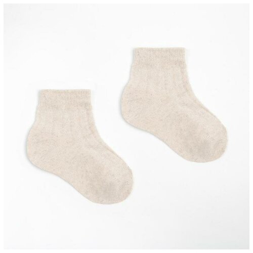 Носки детские цвет бежевый размер 30-32 20 см 1110₽