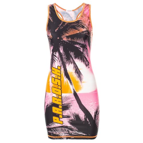 фото Платье p.a.r.o.s.h. nalm731063 розовый+принт l