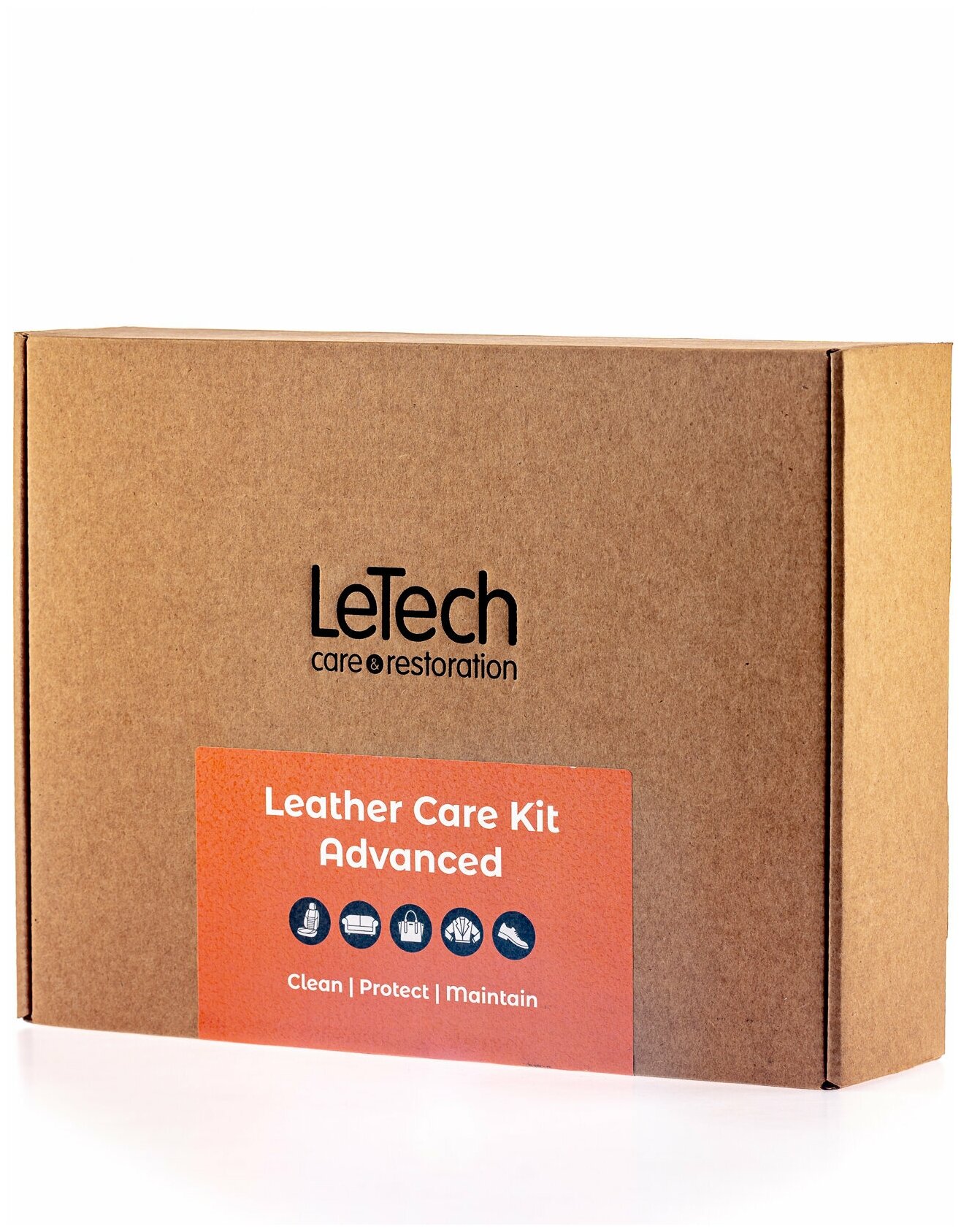 Набор для ухода за кожей автомобиля для одежды для обуви LeTech Leather Care Kit Advanced