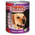 Зоогурман BIG DOG консервы для взрослых собак телятина с овощами 850 гр х 9 шт - изображение