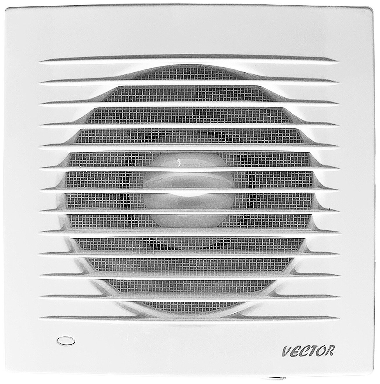 Вентилятор вытяжной Vector 120СК с обратным клапаном, Воздухообмен 150м3/ч, 15 Вт., белый - фотография № 4