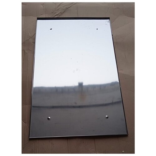 Экран защитный зеркальная нержавейка 60*100 см для печи бани и сауны