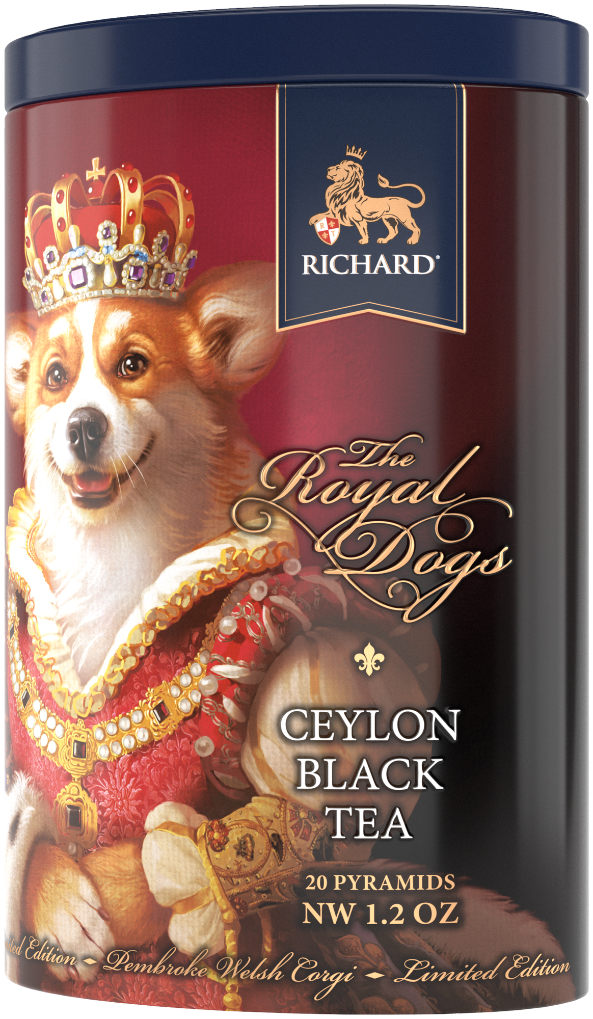 Чай Richard "Royal Dogs. Corgi", классический черный чай в пирамидках, 20 пирамидок - фотография № 3