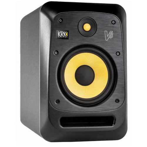 фото Krk v8s4 активный 2-х полосный (bi-amp) 8-ти дюймовый студийный монитор, черный