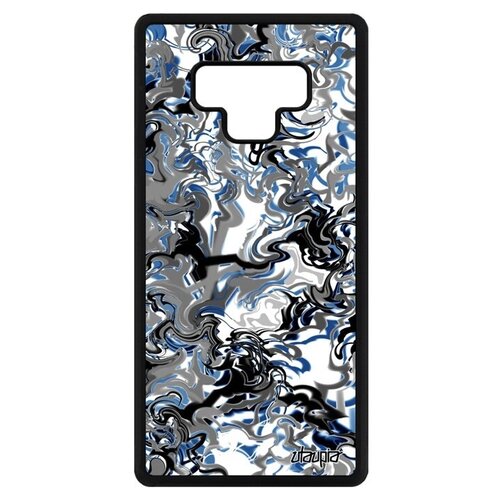 фото Защитный чехол на // samsung galaxy note 9 // "мраморный фон" эффект узор, utaupia, серый металлик