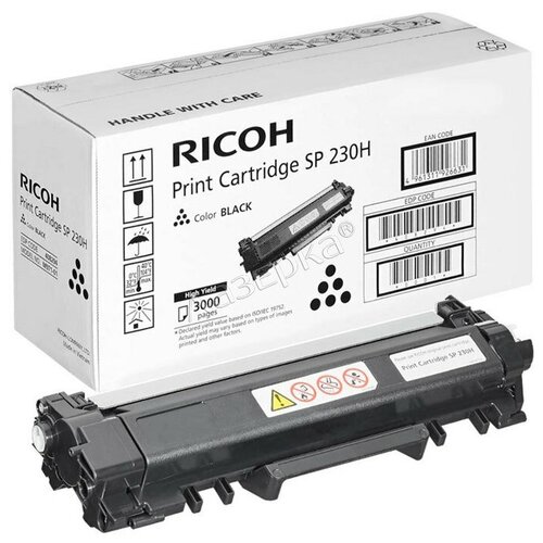 Картридж Ricoh SP230H - 408294 тонер картридж Ricoh (408294) 3000 стр, черный комплект 5 штук картридж лазерный sakura sp230h чер для ricoh aficio sp230dnw sp230sfnw