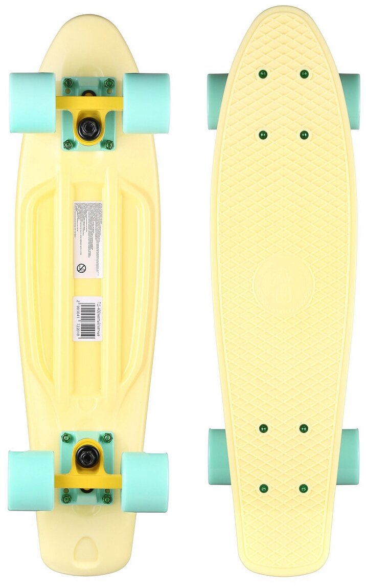 "Пенни Борд Fish Skateboards 22"" пастельно-желтый"