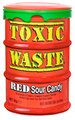 Супер кислые леденцы Toxic Waste Red / Токсик Ред красная бочка 42гр (США)