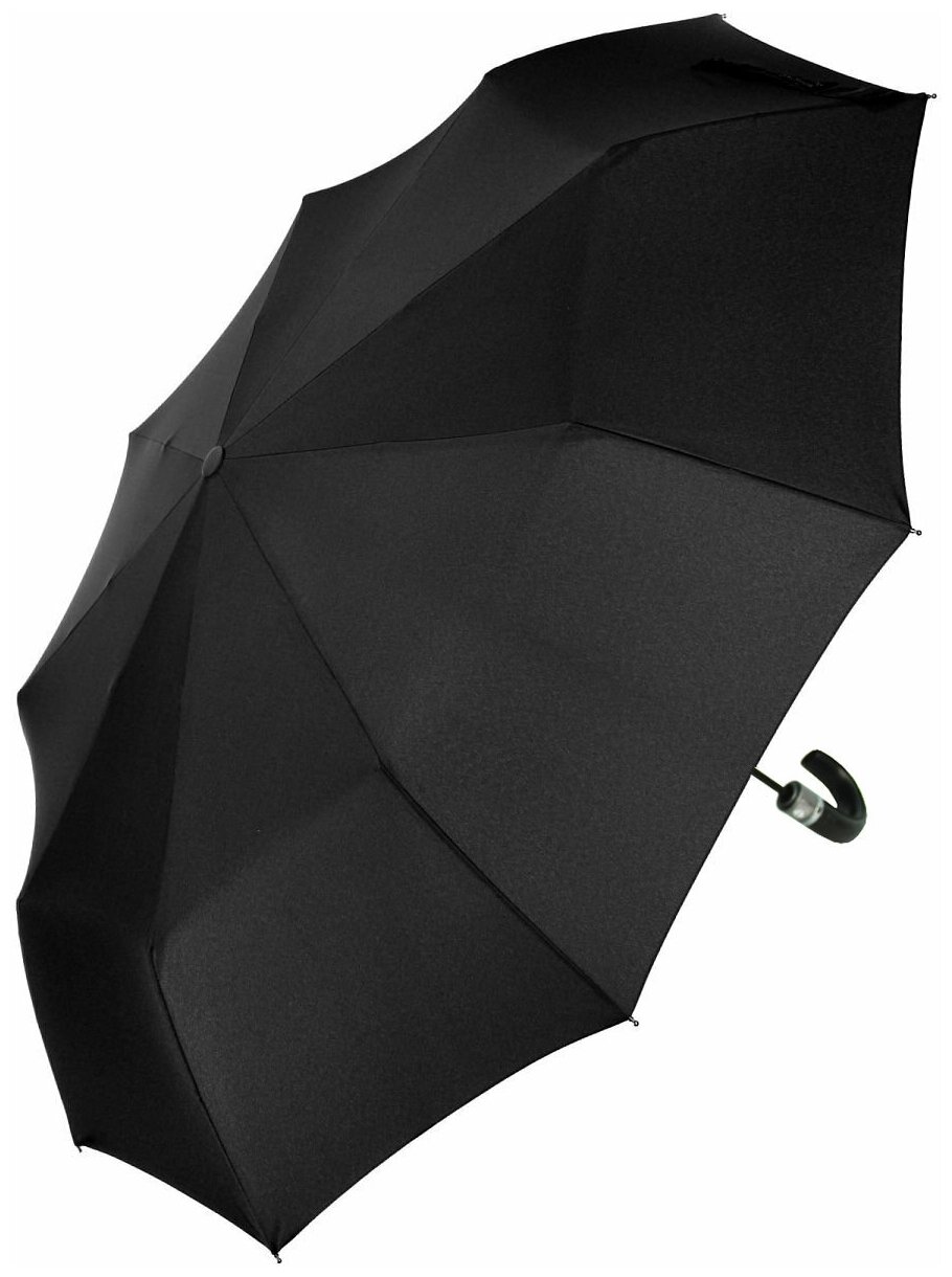 Мужской складной зонт Popular Umbrella автомат 1529K/черный