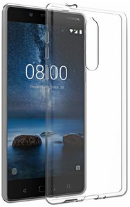 Фото Силиконовый TPU чехол для Nokia 8