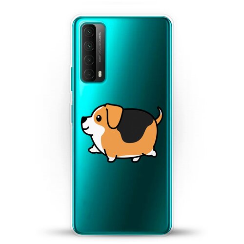 фото Силиконовый чехол толстый бигль на huawei p smart 2021 andy & paul