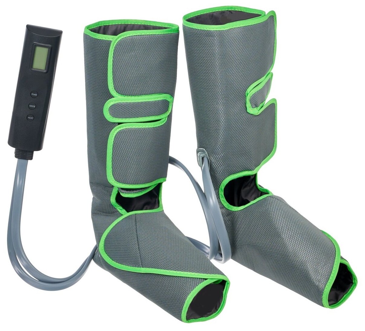 Компрессионный лимфодренажный массажер для ног Bradex (товары для здоровья серый KZ 1166)
